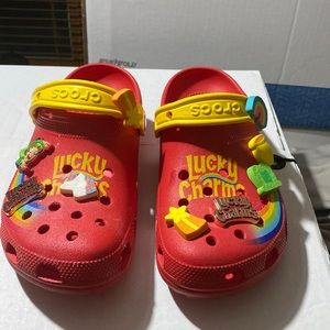 Crocs LUCKY CHARMS with extra charms women’s 9 men’s 7